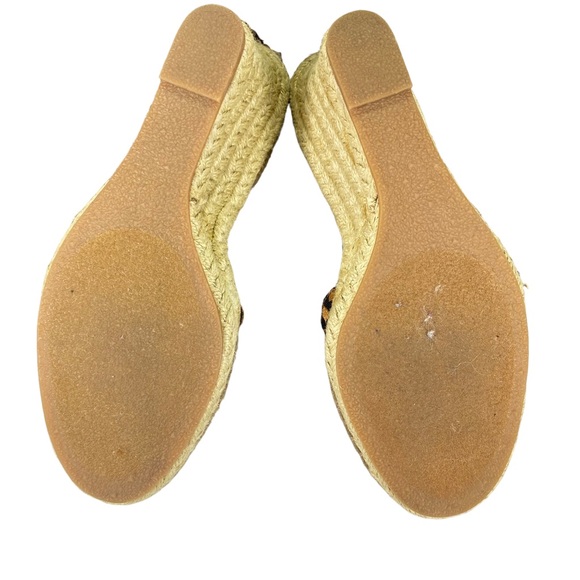 Soft Style Leopard Print Ankle Strap Wedges Womens Shoes Size 5.5 - Picture 10 of 10